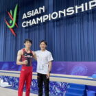 高校体操部 落合遥生さんが日本代表としてアジアジュニア選手権大会で団体銀メダルを獲得