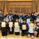 中学バドミントン部 「県南ビギナーズ1年生大会」および 「県南ビギナーズ2年生大会」にて入賞しました