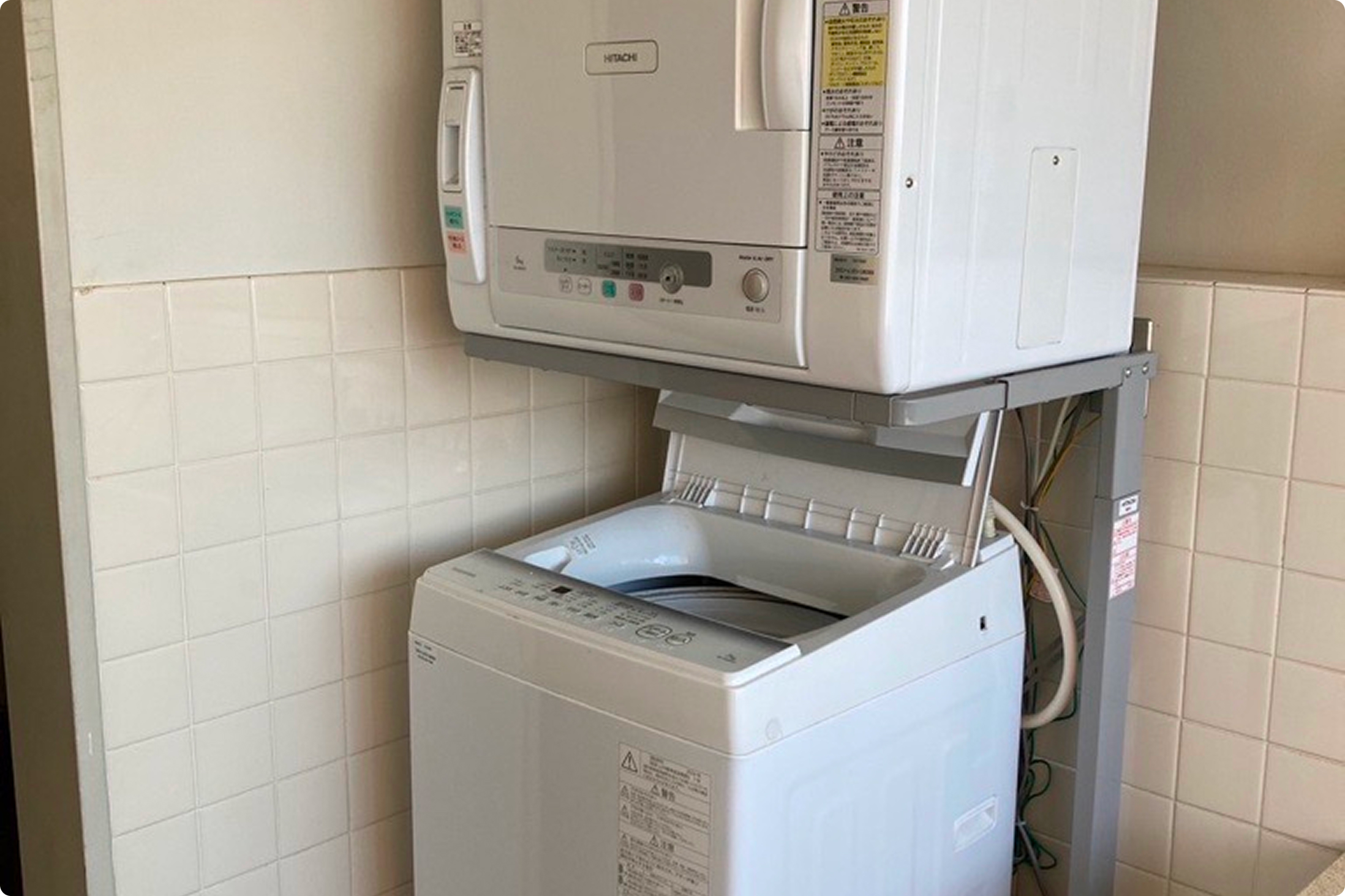 洗濯室(女子フロアには乾燥機も設置)