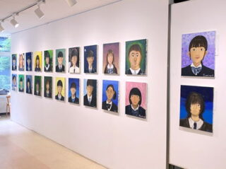 2023年4～5月 「中学1年(47回生)油絵自画像」