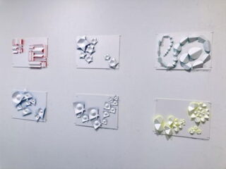 2023年6～7月 「見ないで描く靴・見て描く靴」「紙のレリーフ」