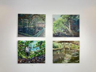 「美術部合宿作品」展示