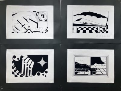 2025年9-11月「49回生（中2）モノクロの空間表現」