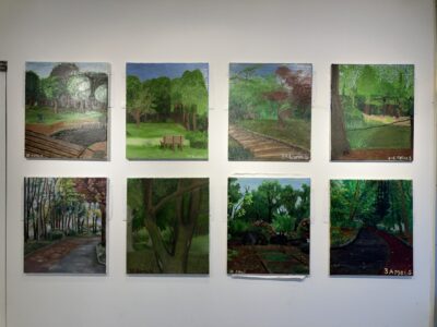 2025年9-11月「48回生（中3）赤塚の風景（油彩画）」